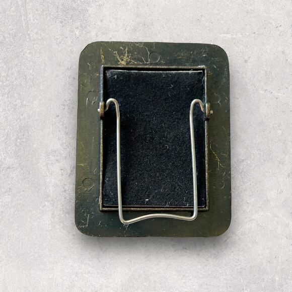 Vintage Metal Floral Miniature Picture Frame - Picture 4 of 4